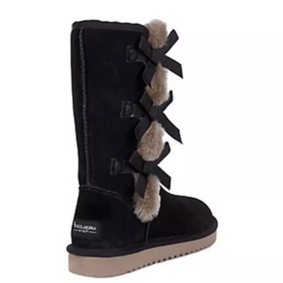 Koolaburra by Ugg Boots with Bows 🎀 and Fur - Picture 6 of 12